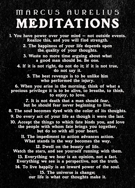 Meditations Marcus Aurelius