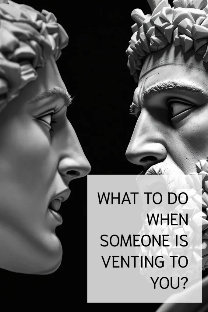 vent to someone